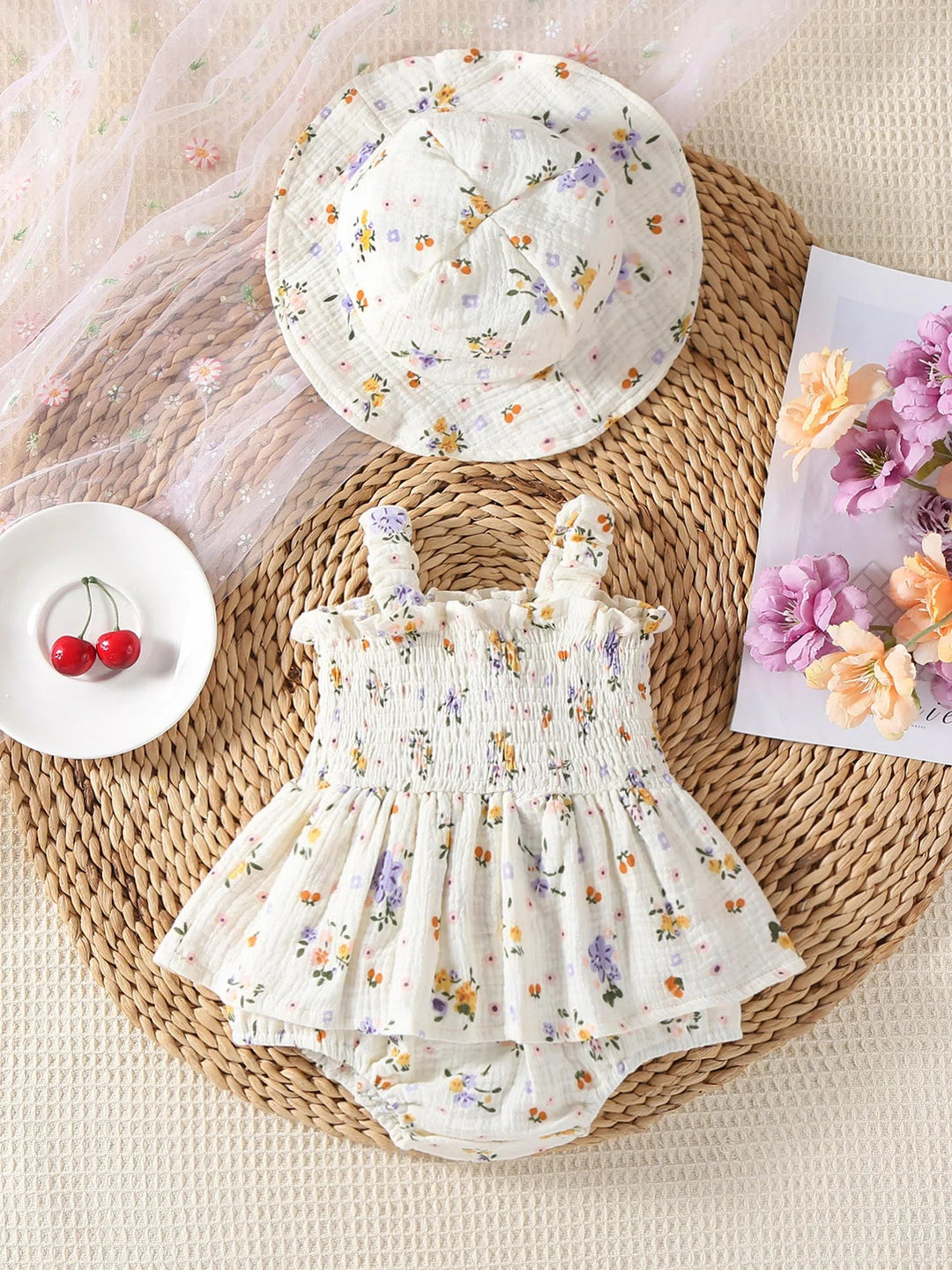 Juni Romper + Sun Hat - Maka Boho