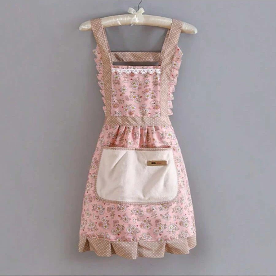 Farmhouse Floral Apron - Maka Boho