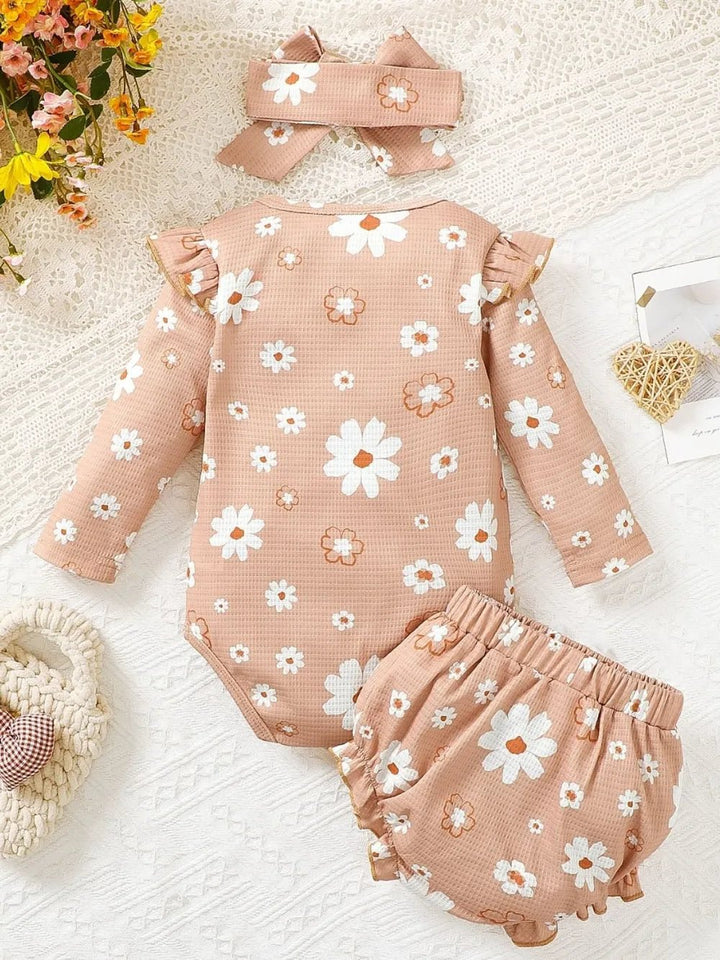 Baby Flora Bodysuit Set - Maka Boho