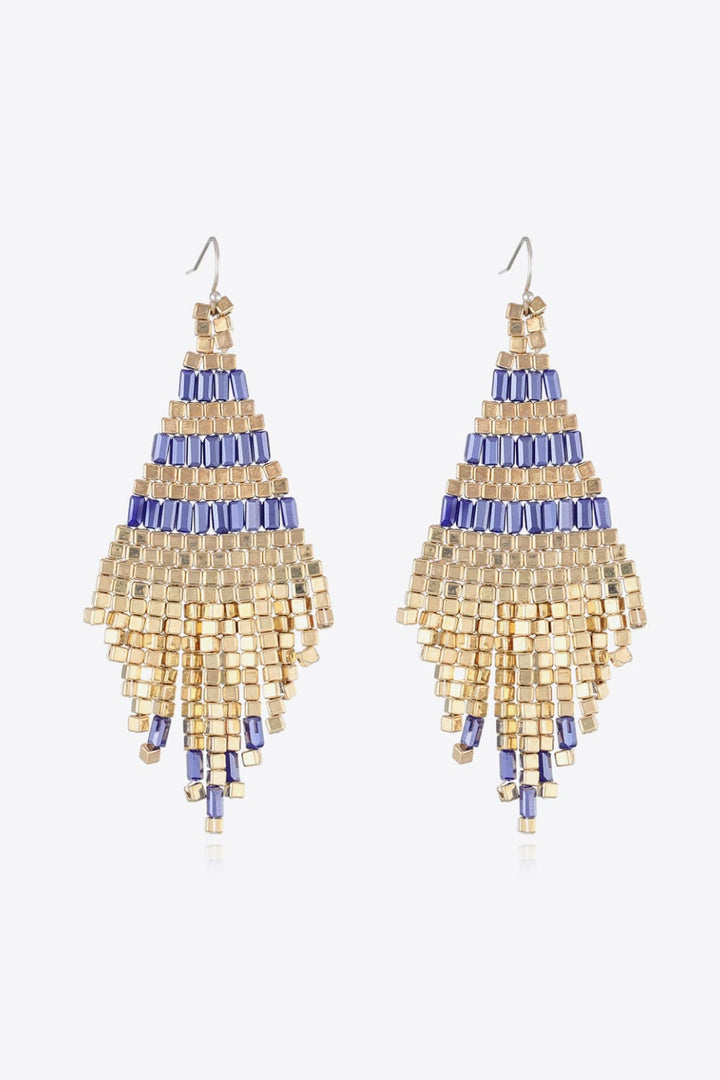 Beaded Dangle Earrings - Maka Boho