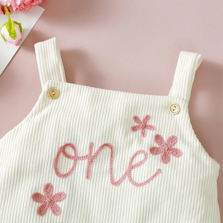 Floral 1st Birthday Romper - Maka Boho