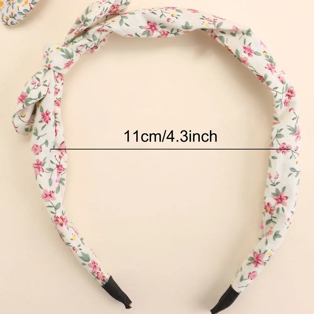 Soft Floral Girls Headbands - Set of 2 - Maka Boho