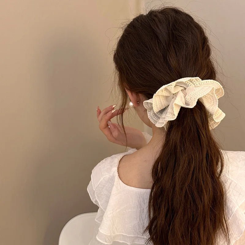 Oversize Lace Scrunchie - Maka Boho