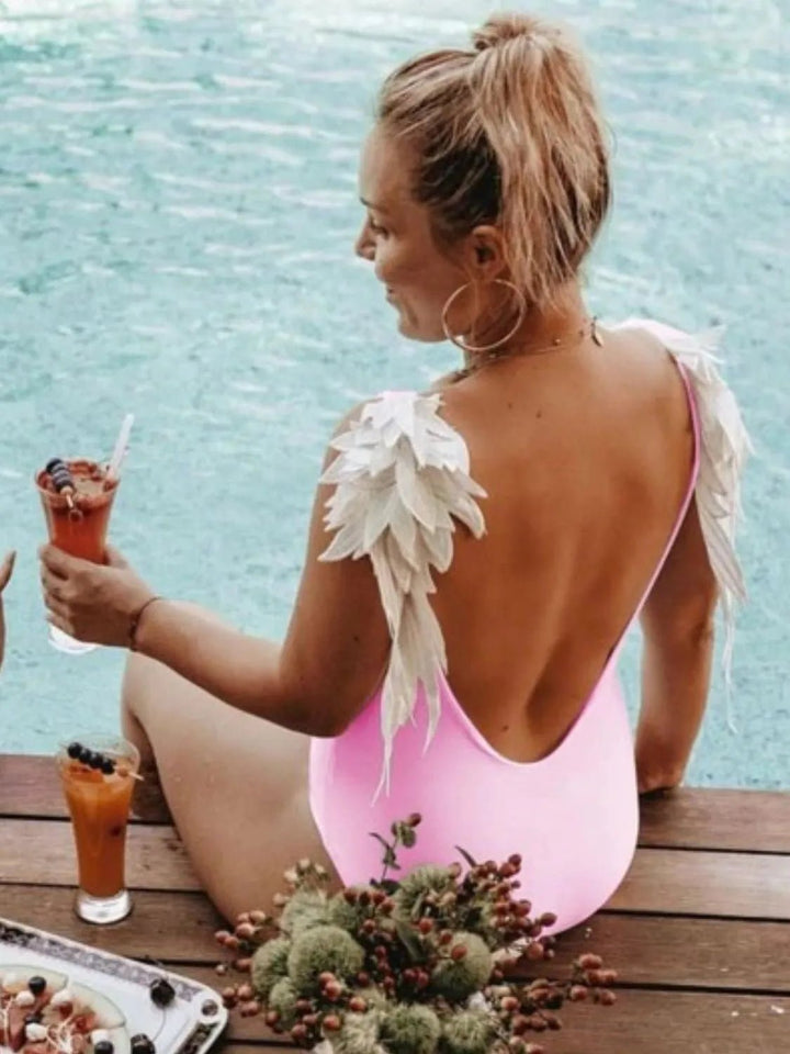 Angel Wings Mom/Daughter Swimsuit - Maka Boho