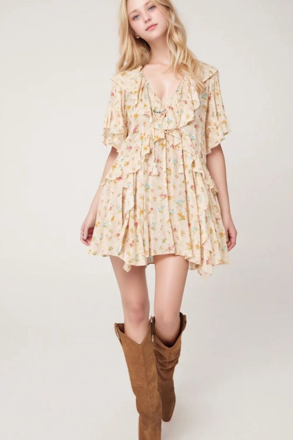 Peach Dress - Maka Boho