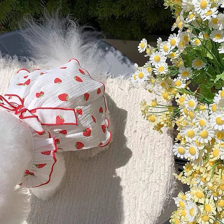 Strawberry Dog Dress - Maka Boho