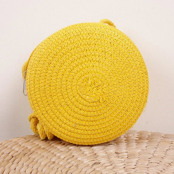 Summer Straw Crossbody Bag - Maka Boho