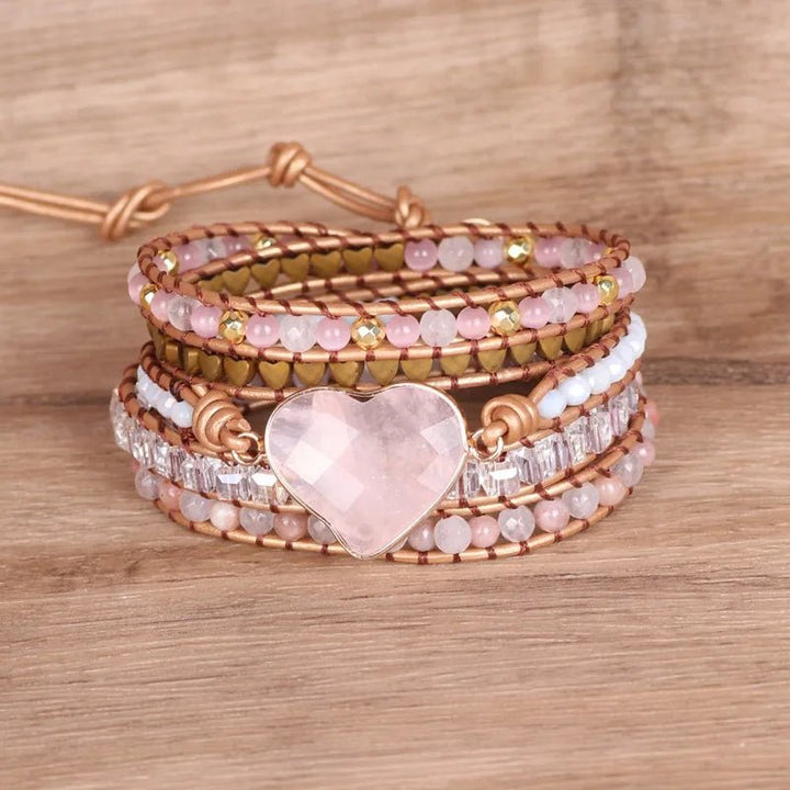 Rose Quartz Bracelet - Maka Boho