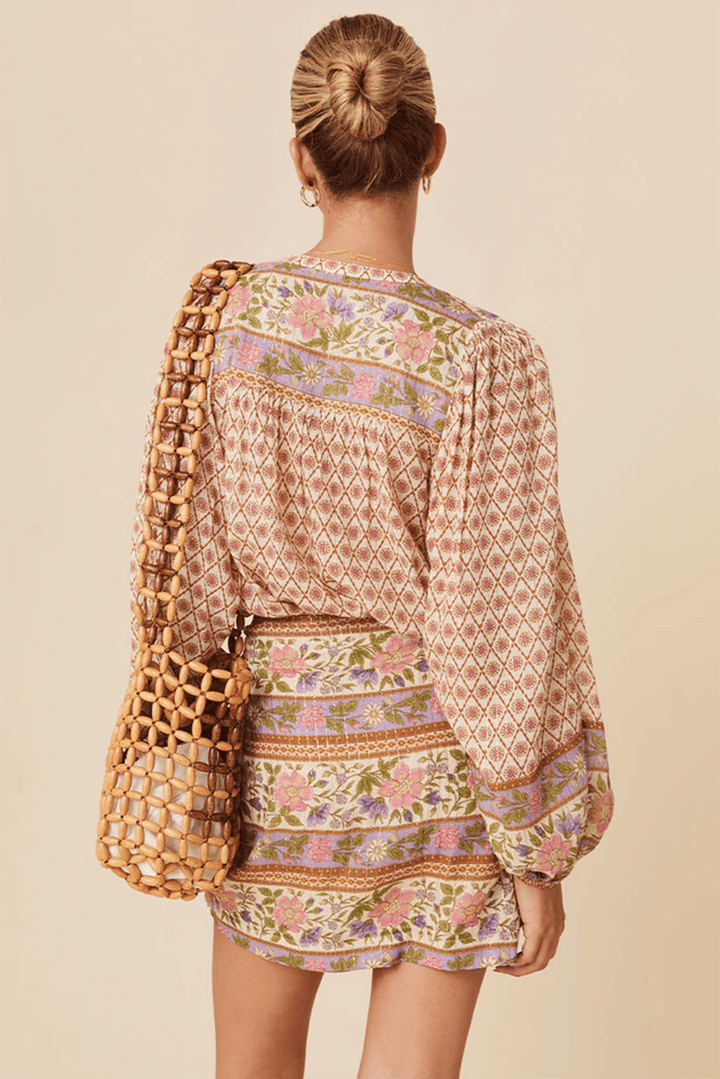Boho Floral Blouse - Maka Boho