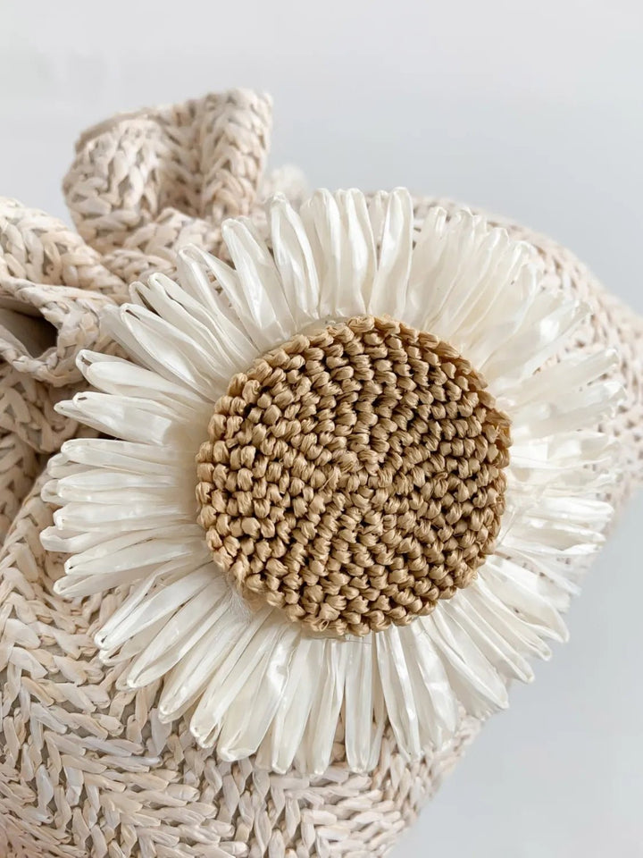 Sunflower Drawstring Bucket Bag - Maka Boho