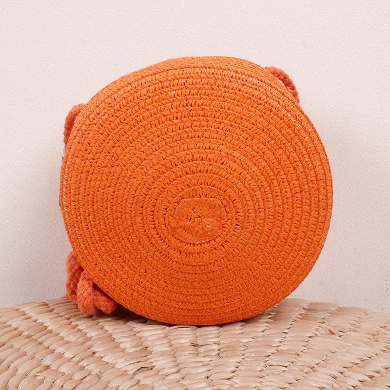 Summer Straw Crossbody Bag - Maka Boho