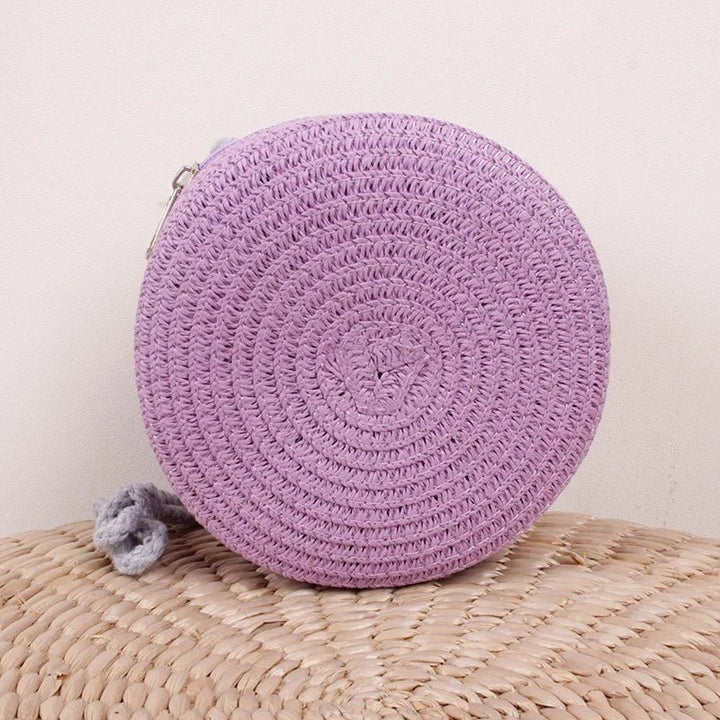 Summer Straw Crossbody Bag - Maka Boho