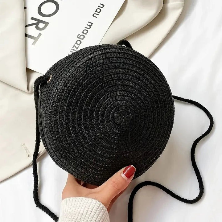 Summer Straw Crossbody Bag - Maka Boho
