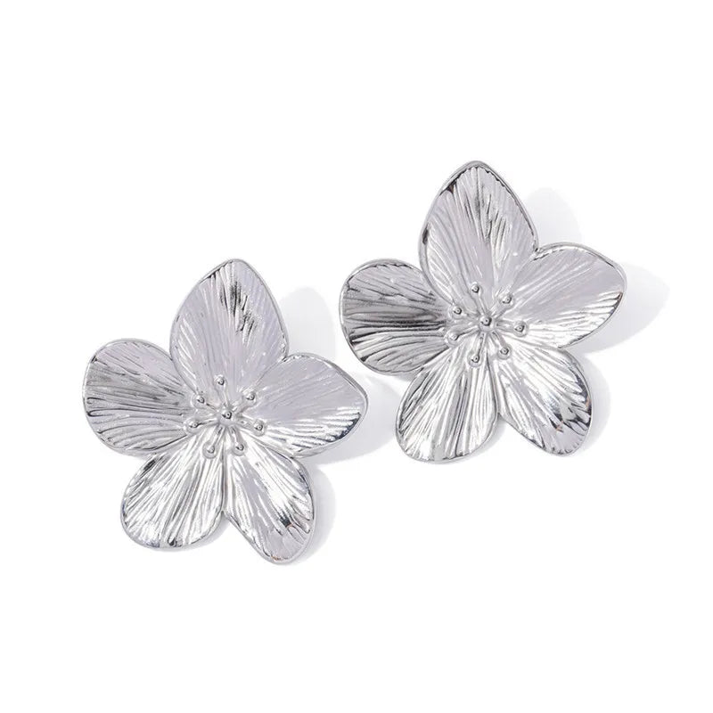 Women's Fashion Earrings Flower Alloy Retro Style Women's Party Accessories Gifts - Maka Boho