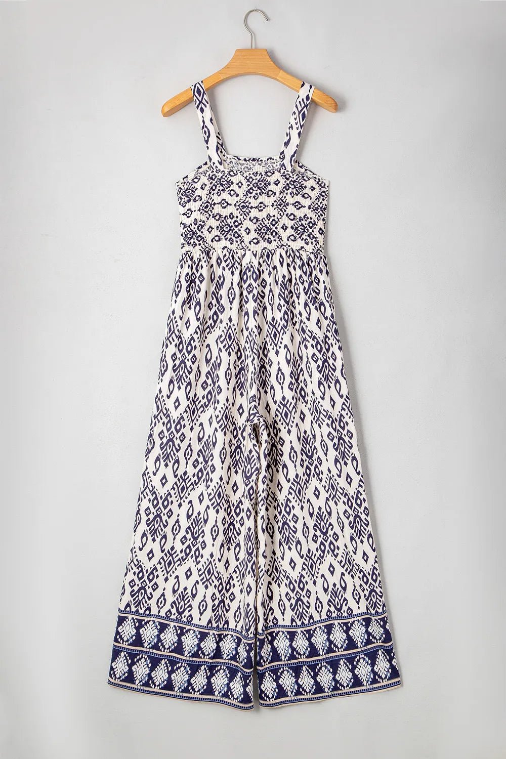Bohemian Print Wide Leg Jumpsuit - Maka Boho