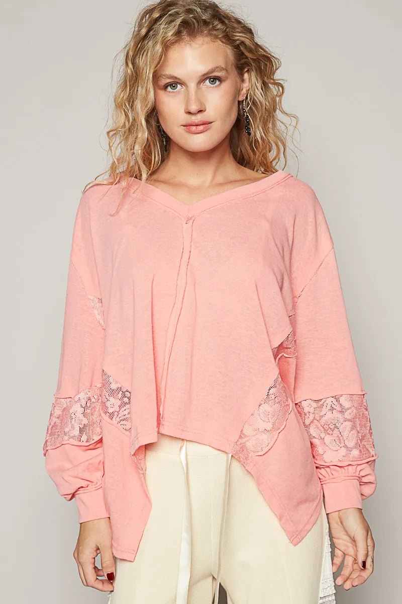 POL Lace Shirt - Maka Boho