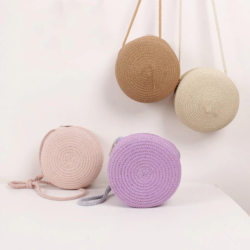 Summer Straw Crossbody Bag - Maka Boho
