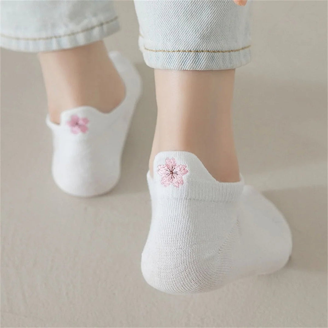 Girls Embroidered Socks (5) - Maka Boho