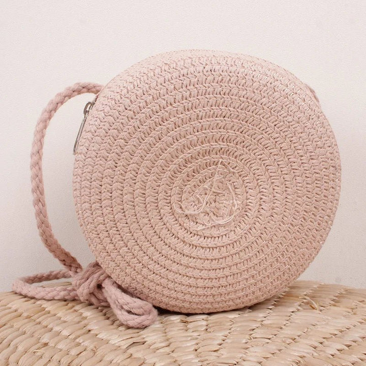 Summer Straw Crossbody Bag - Maka Boho
