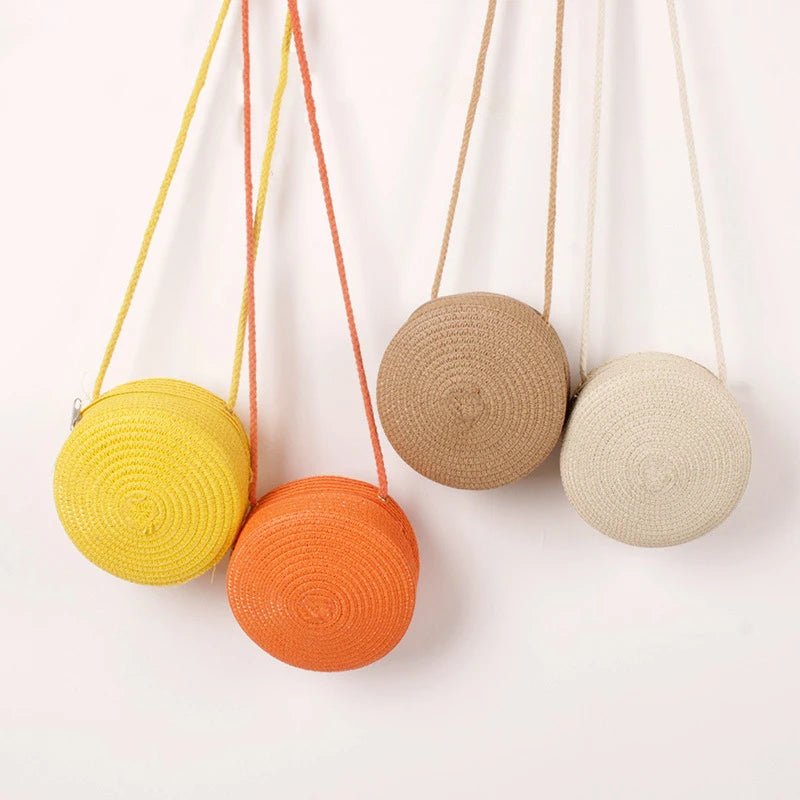 Summer Straw Crossbody Bag - Maka Boho