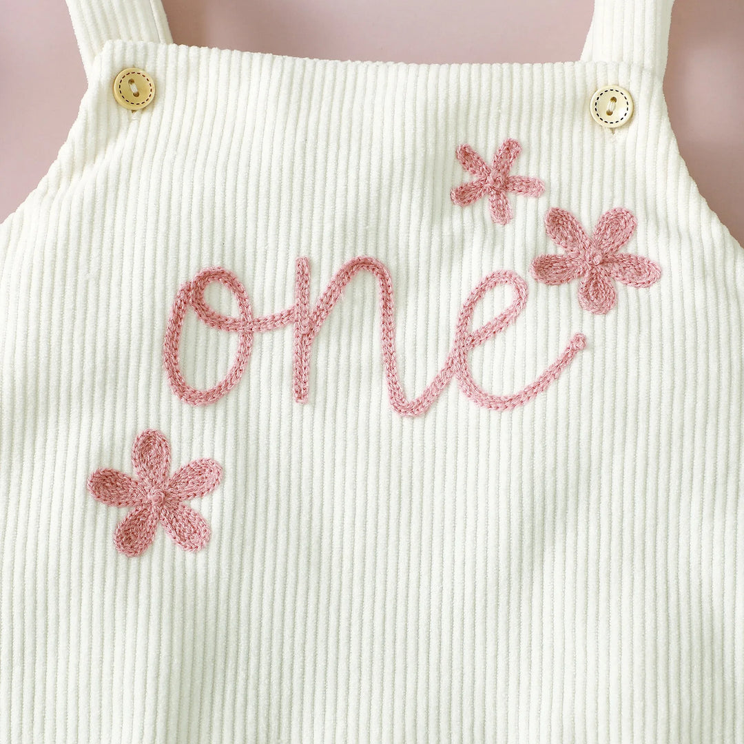 Floral 1st Birthday Romper - Maka Boho