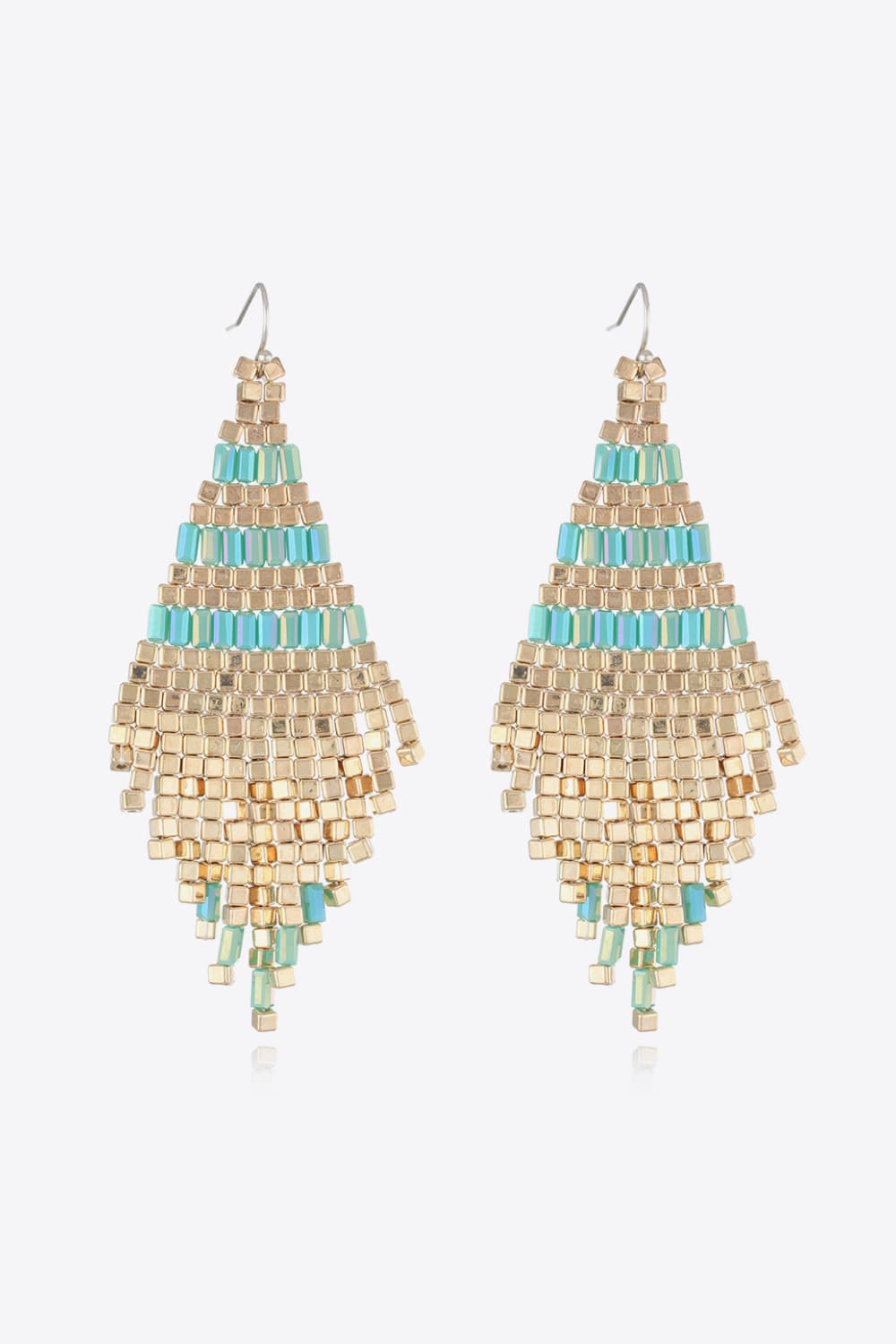 Beaded Dangle Earrings - Maka Boho