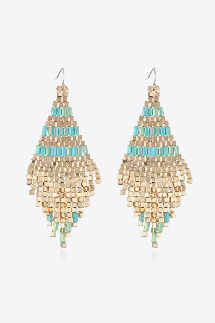 Beaded Dangle Earrings - Maka Boho