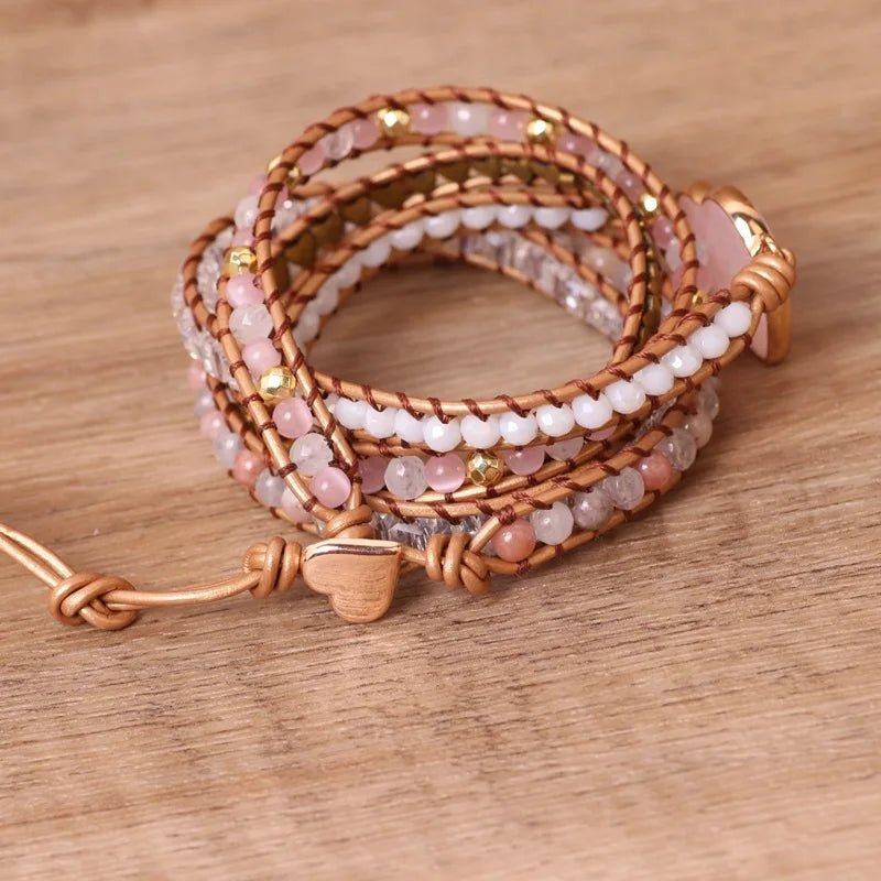 Rose Quartz Bracelet - Maka Boho