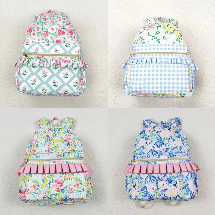 Ruffled Flower Backpack - Maka Boho