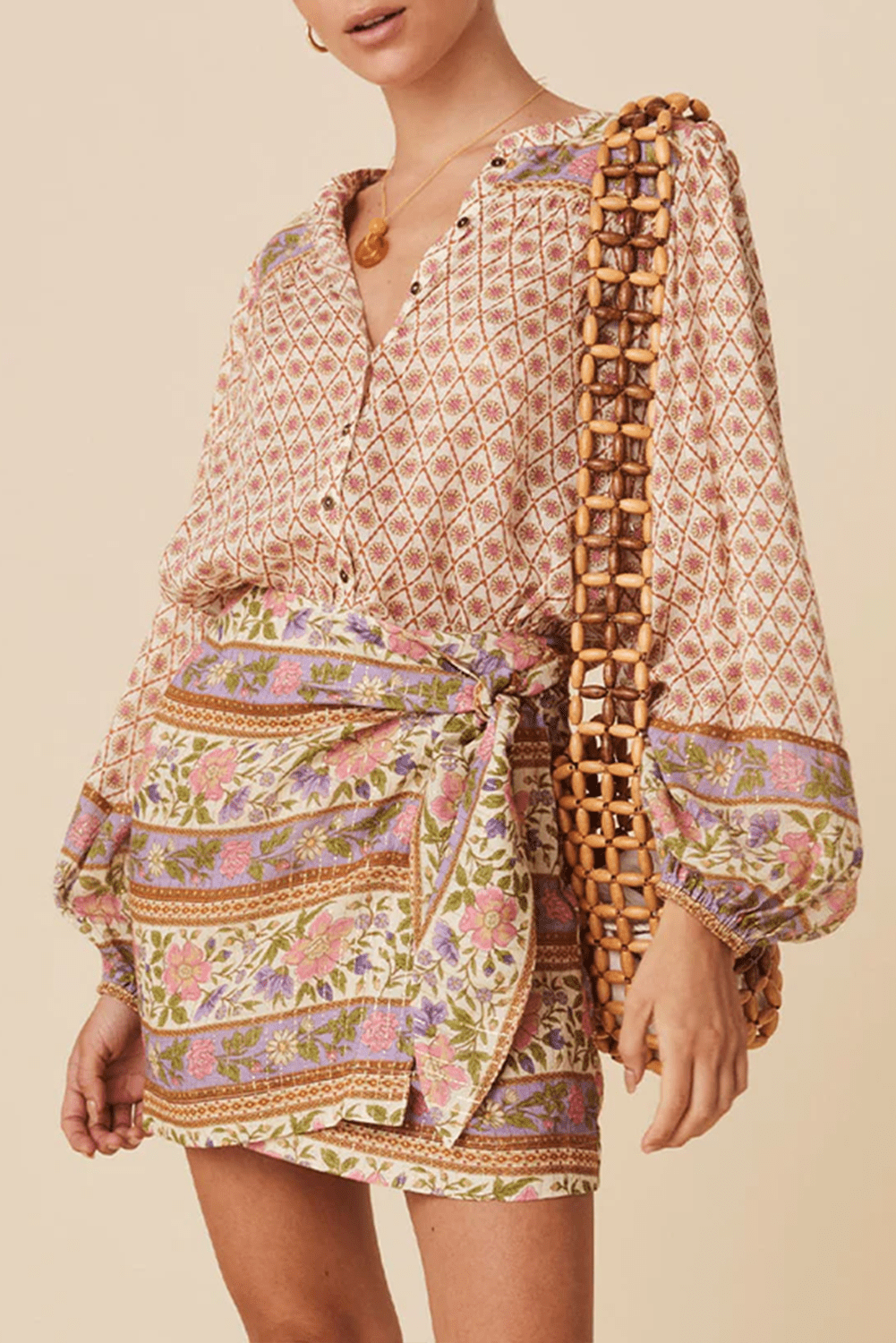 Boho Floral Blouse - Maka Boho