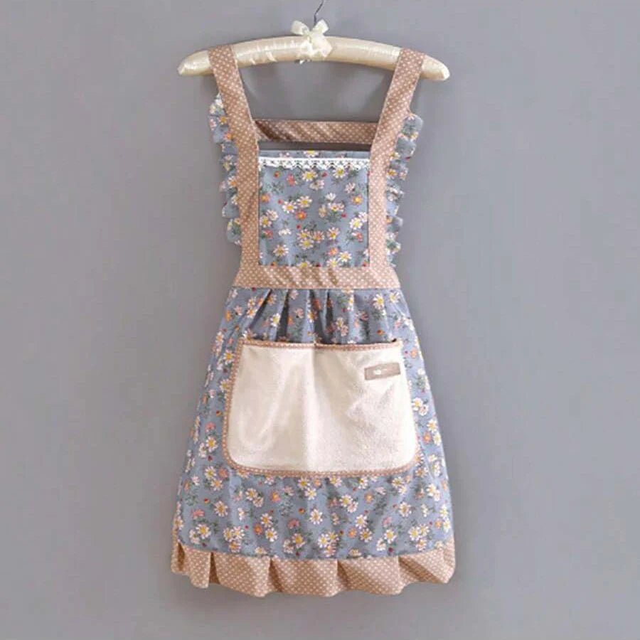 Farmhouse Floral Apron - Maka Boho