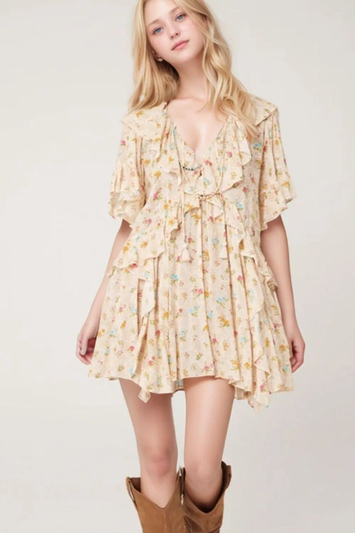 Peach Dress - Maka Boho