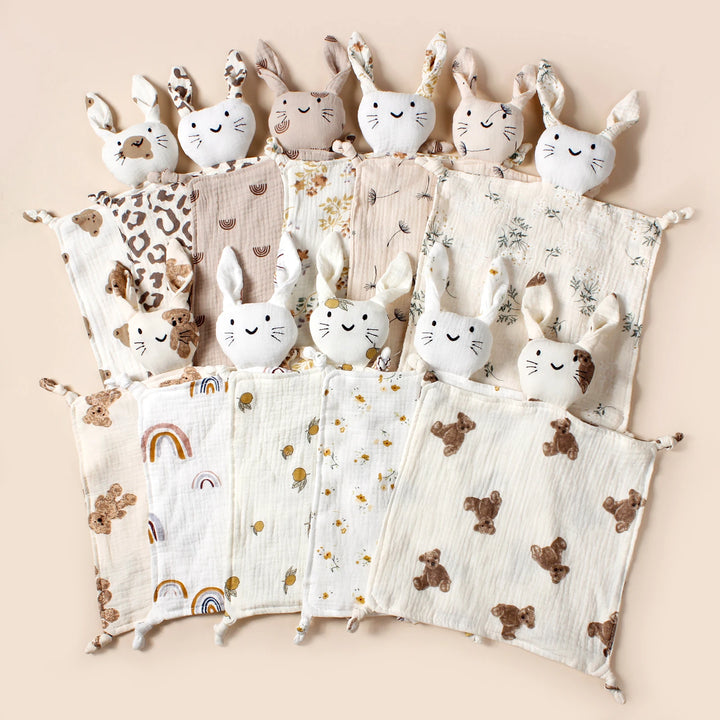 Rainbow Bunny Sleeping Doll - Maka Boho