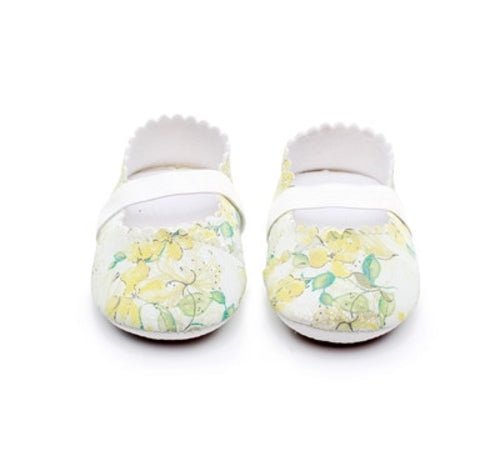 Floral Vegan Leather Baby Shoes - Maka Boho