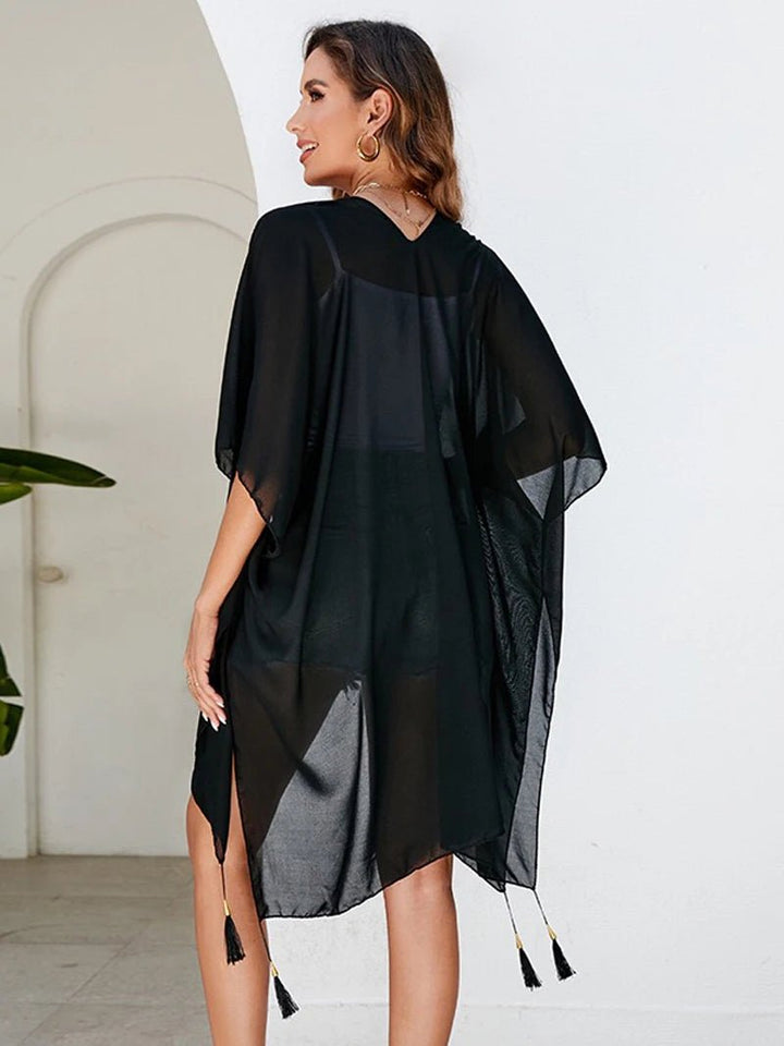 Chiffon Beach Cover Up - Maka Boho