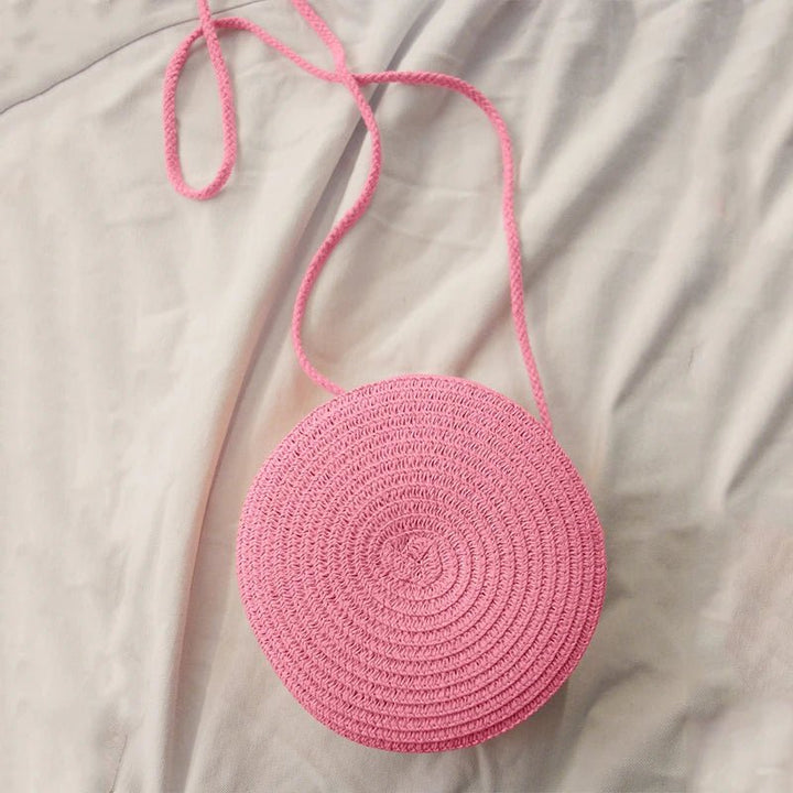 Summer Straw Crossbody Bag - Maka Boho