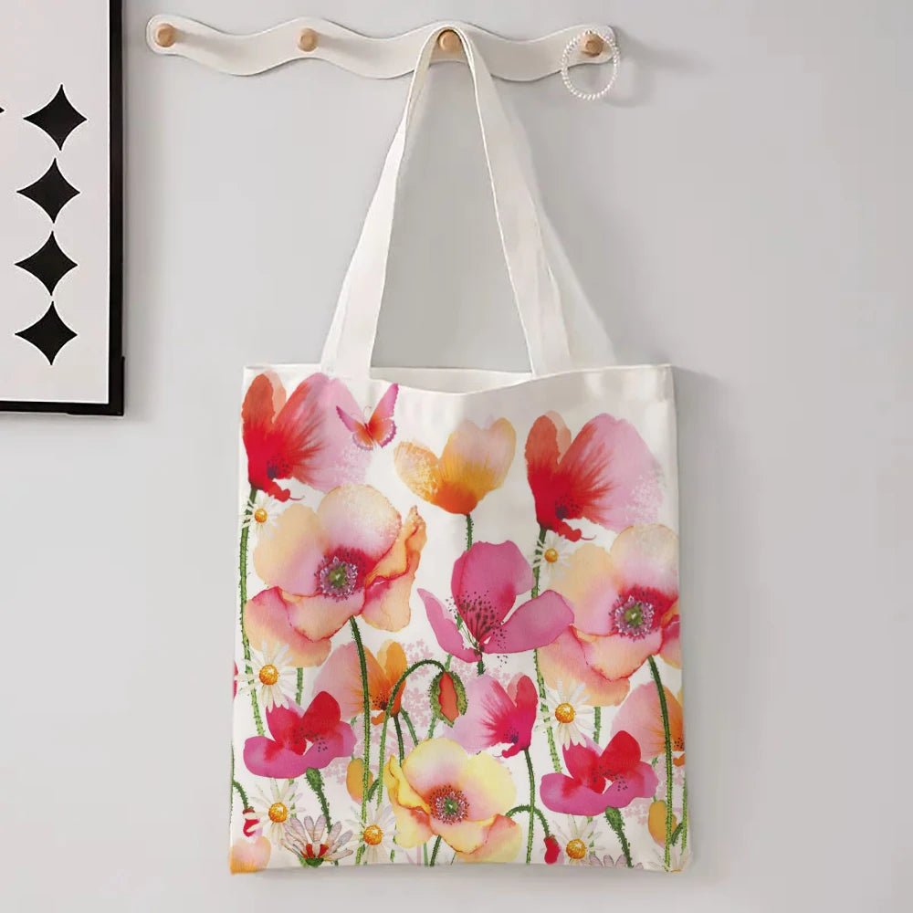 Flower Print Shopper - Maka Boho