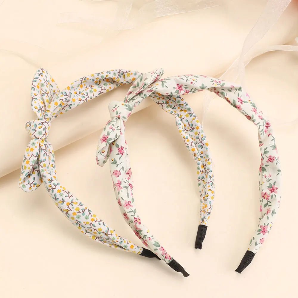 Soft Floral Girls Headbands - Set of 2 - Maka Boho