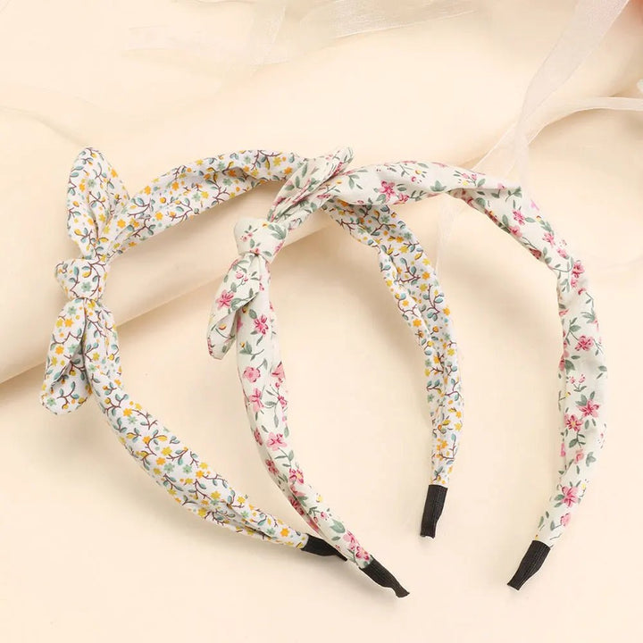 Soft Floral Girls Headbands - Set of 2 - Maka Boho
