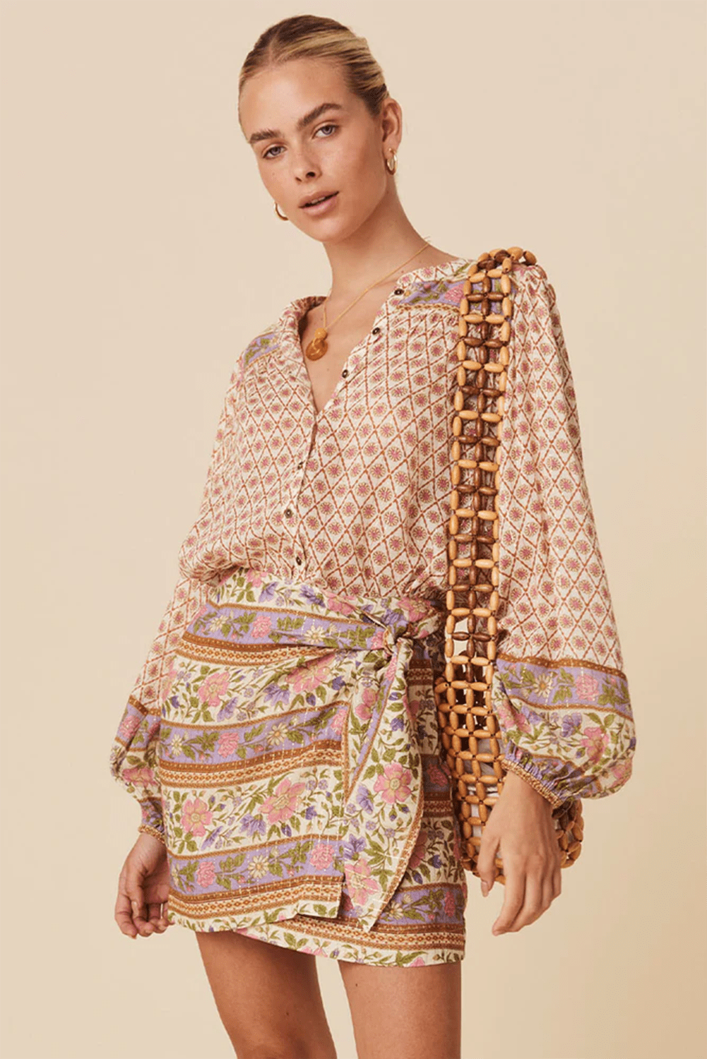 Boho Floral Blouse - Maka Boho