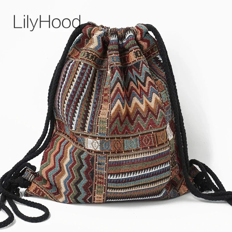 Boho Aztec Backpack - Maka Boho