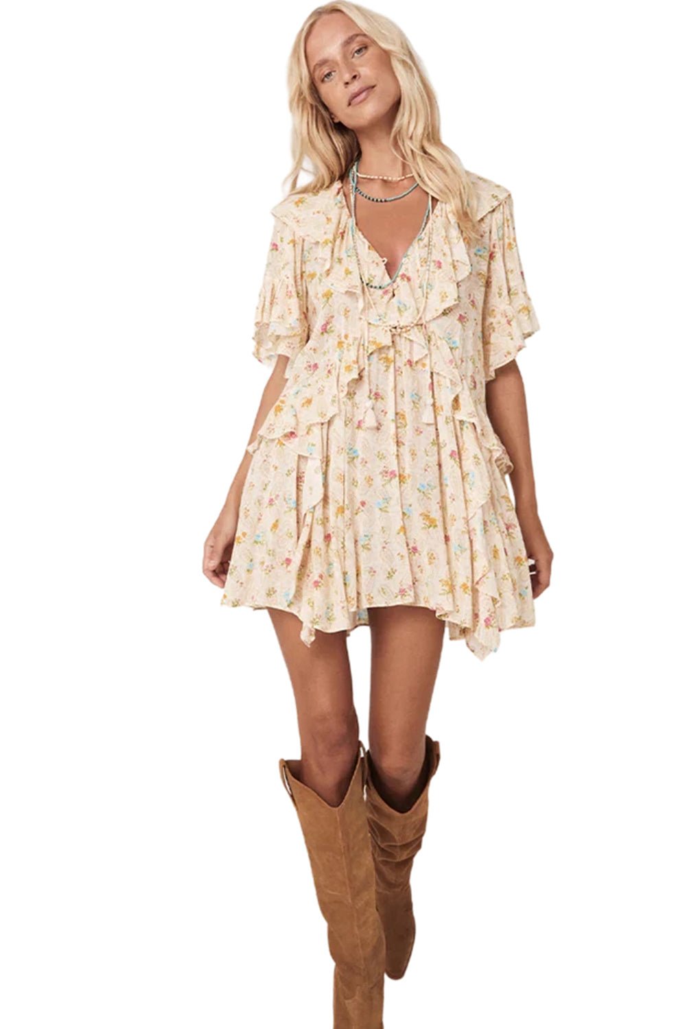 Apricot Dress - Maka Boho
