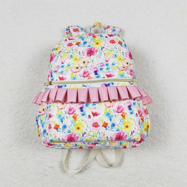 Ruffled Flower Backpack - Maka Boho