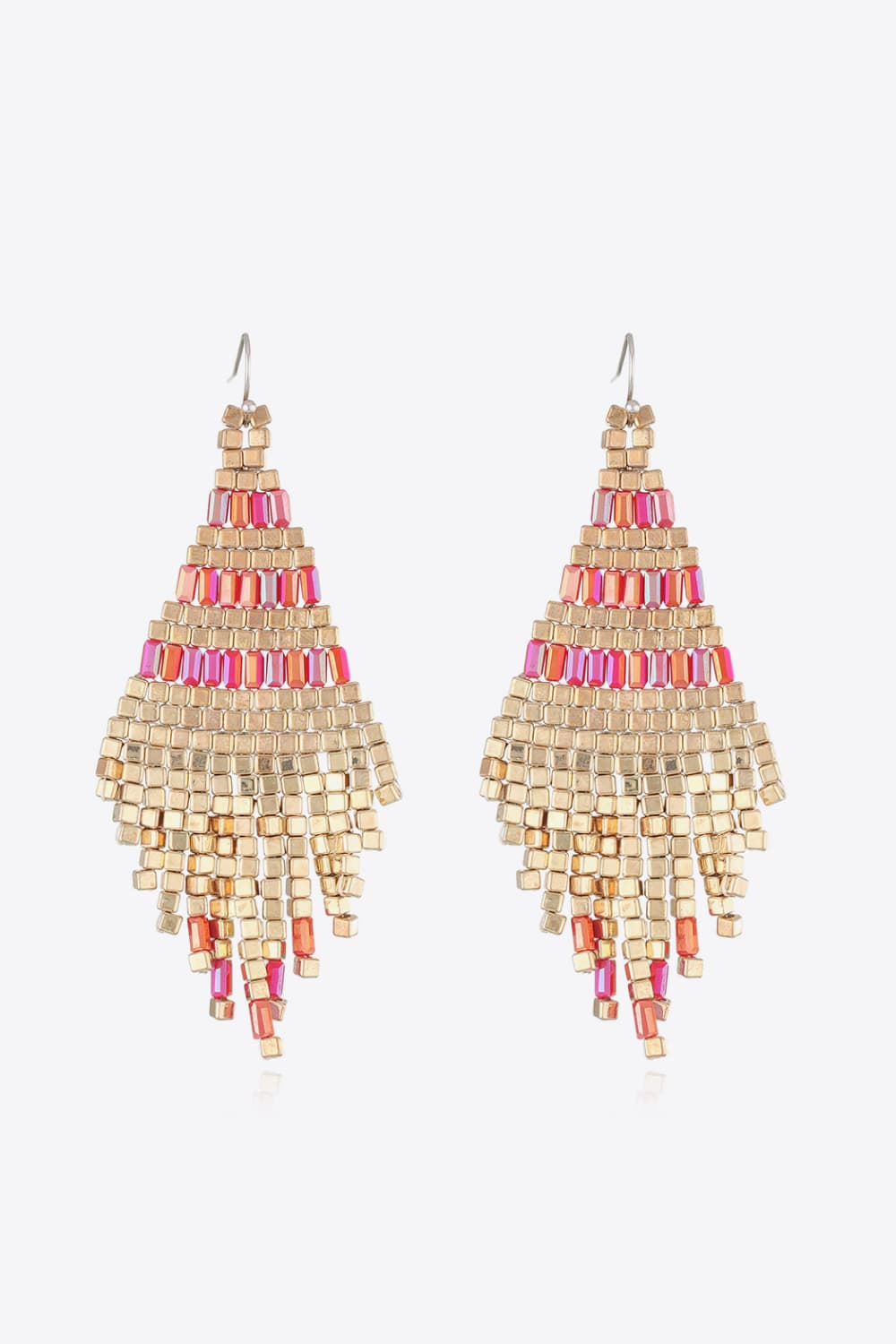 Beaded Dangle Earrings - Maka Boho