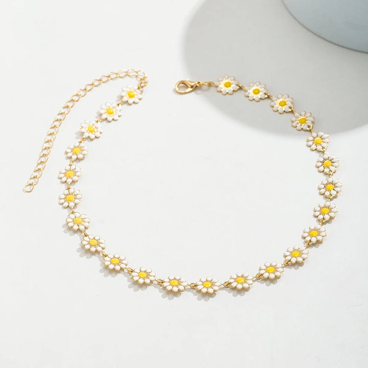Daisy Choker Necklace - Maka Boho