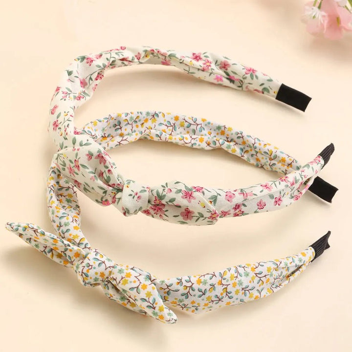 Soft Floral Girls Headbands - Set of 2 - Maka Boho
