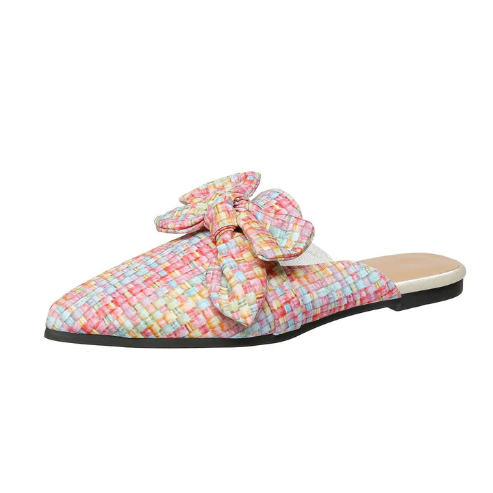 Point Toe Block Heels Slip - Ons - Maka Boho