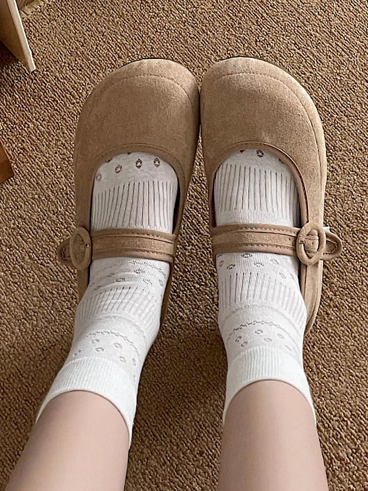 Round Toe Flat Slip - Ons - Maka Boho