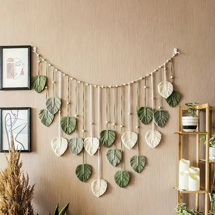 Boho Leaf Macrame - Maka Boho