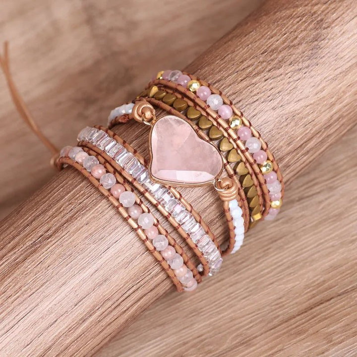 Rose Quartz Bracelet - Maka Boho
